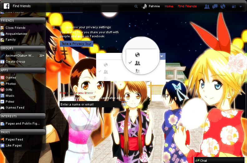 Facebook Theme - Nisekoi