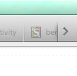 tab scroll button shadow {Fx29+@OS X tested}