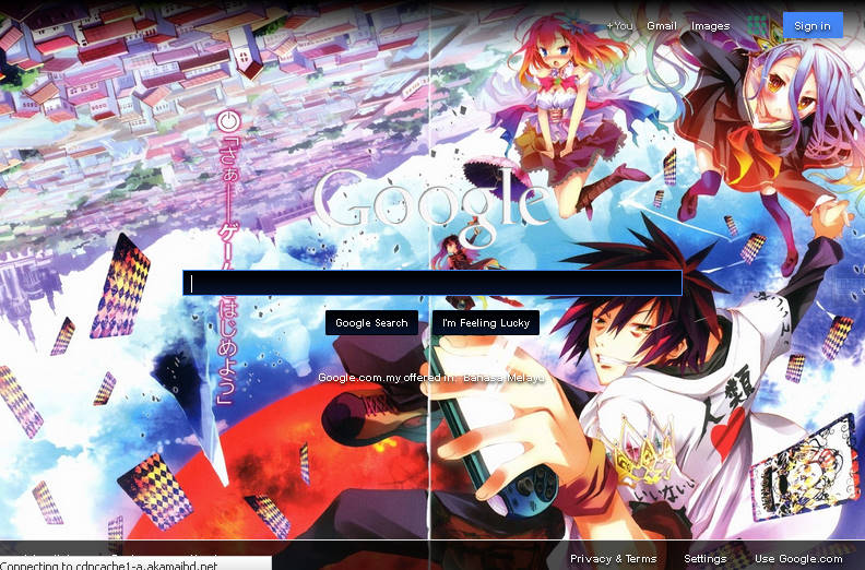 Google Theme - No Game No Life