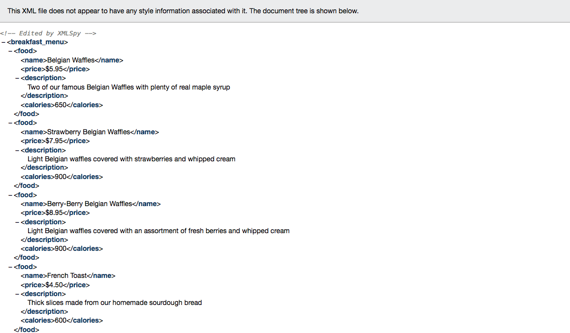 Australis XML source-highlighting