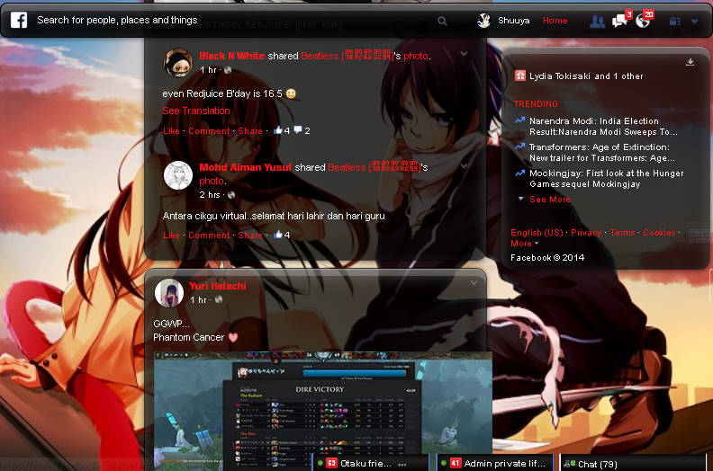 Facebook Theme - Noragami