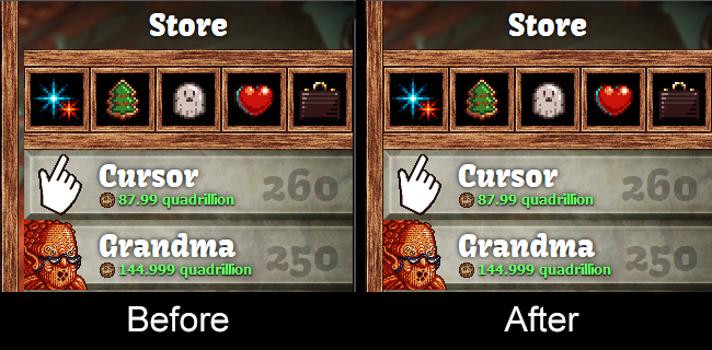 Cookie Clicker - Remove Border Gap in Firefox