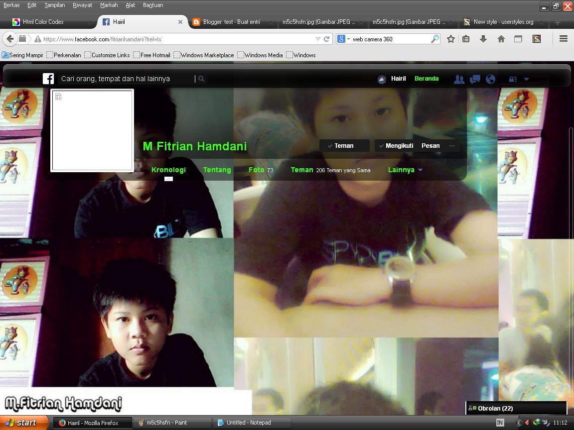 Fitrian Style - By Hairil (Facebook Theme)