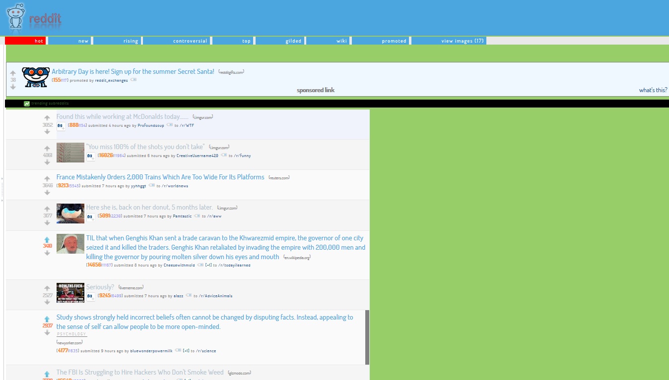 ResponsiveFlat - For Reddit.com