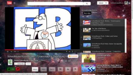 Youtube Nebula Background