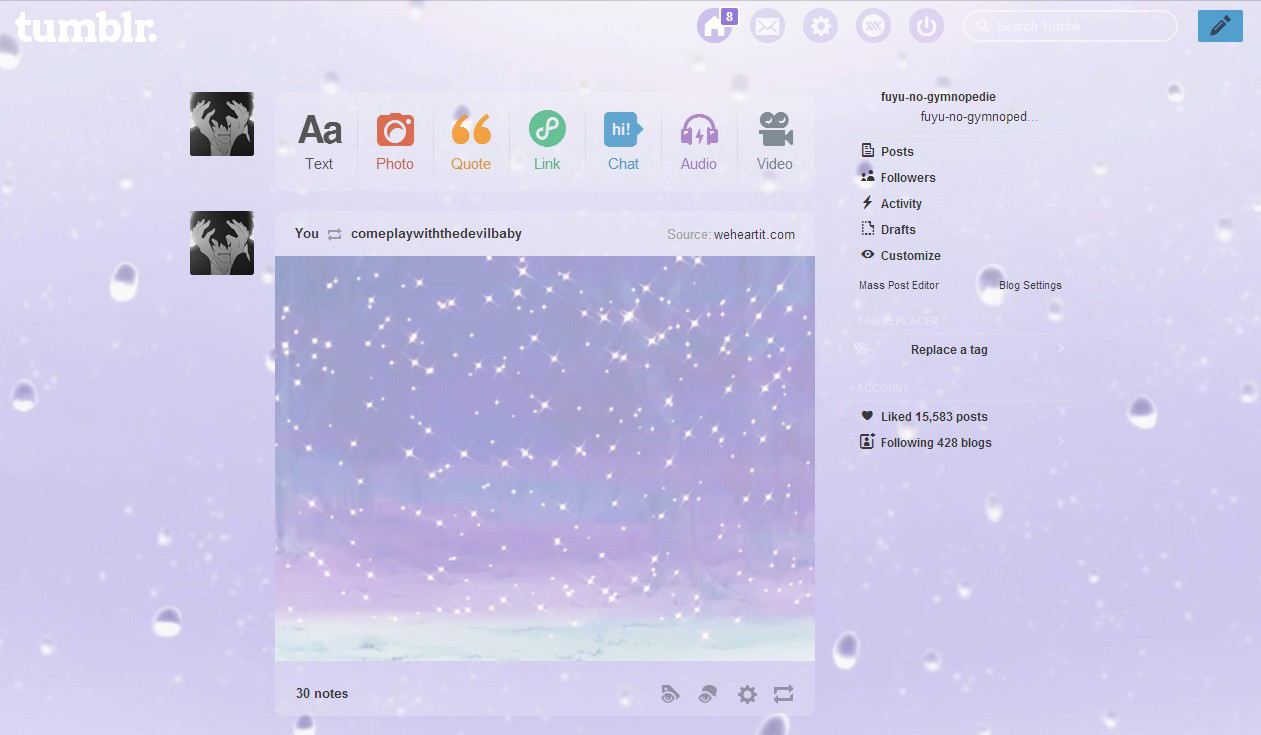 Lilac Raindrops☂