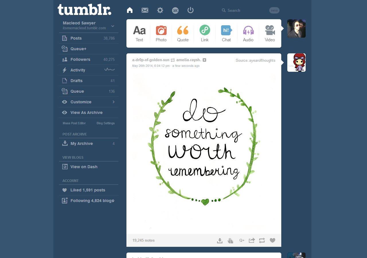 Modern Tumblr (Right) by Macleod Sawyer