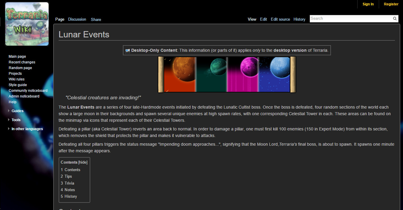 Gamepedia Uncluttered (+ a dark theme)