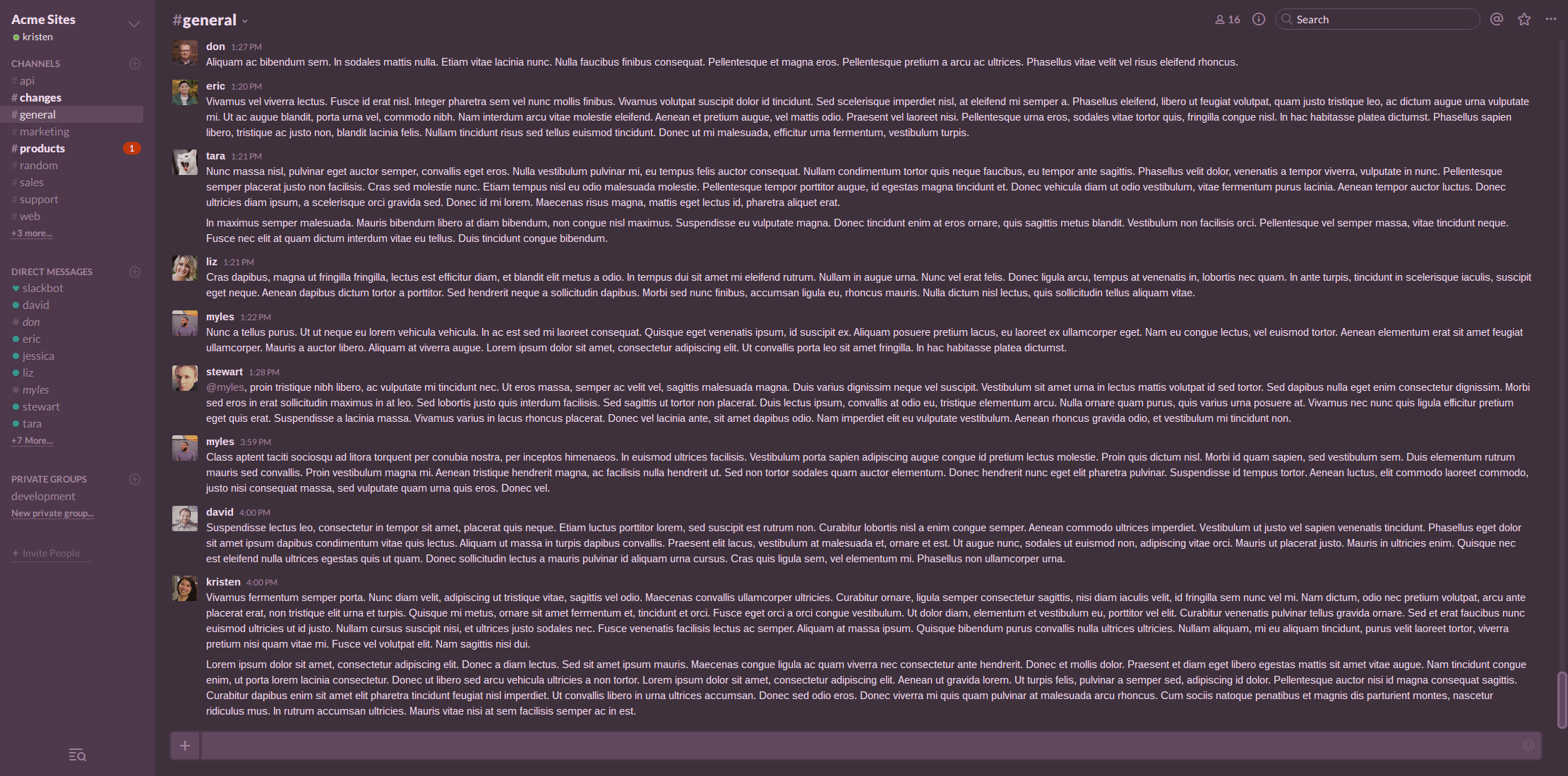 Slack Night Mode