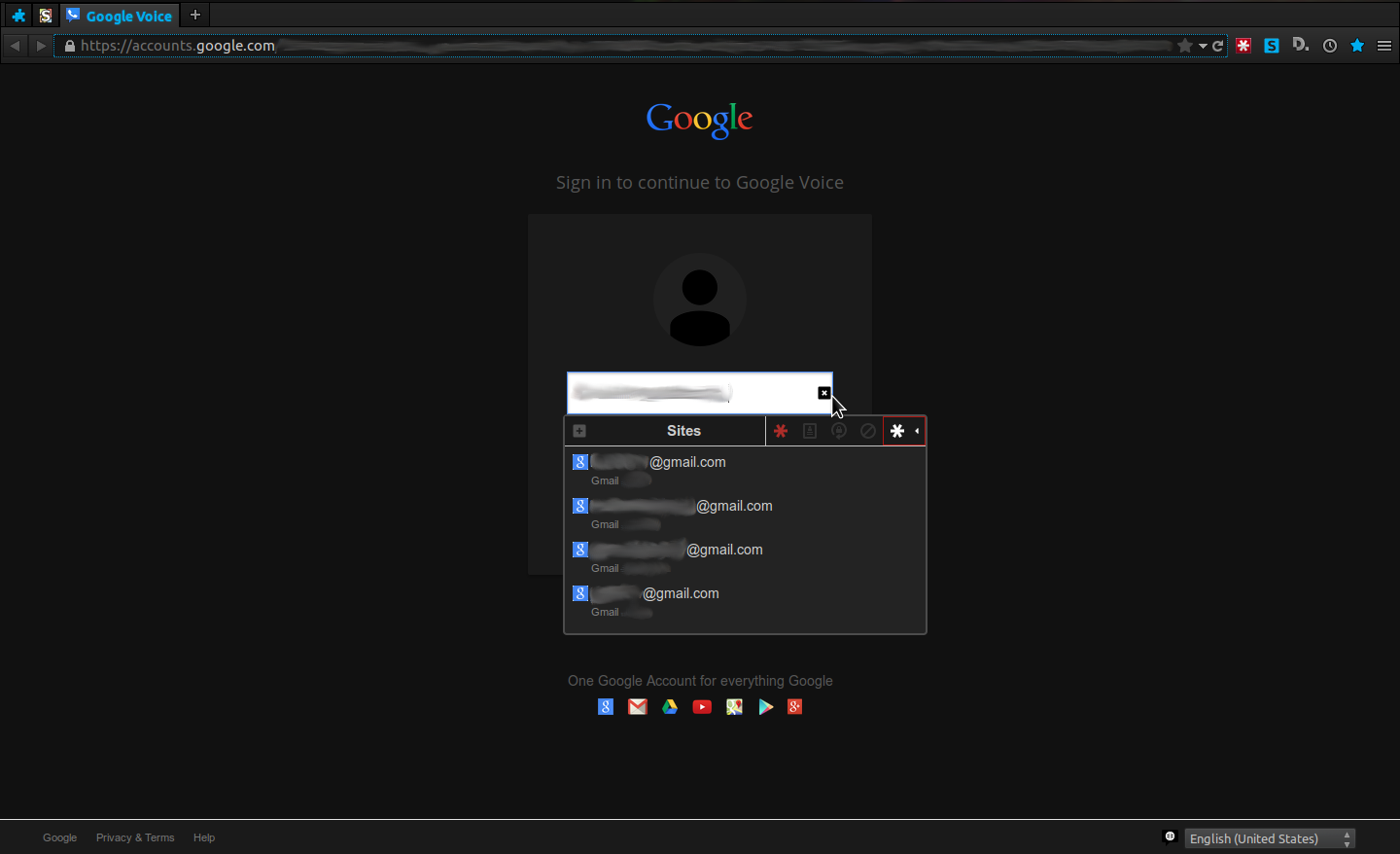 Lastpass Popup in the Dark