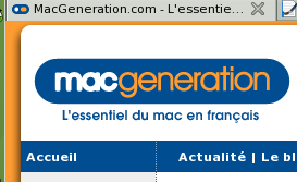 MacGé Mise en page différente