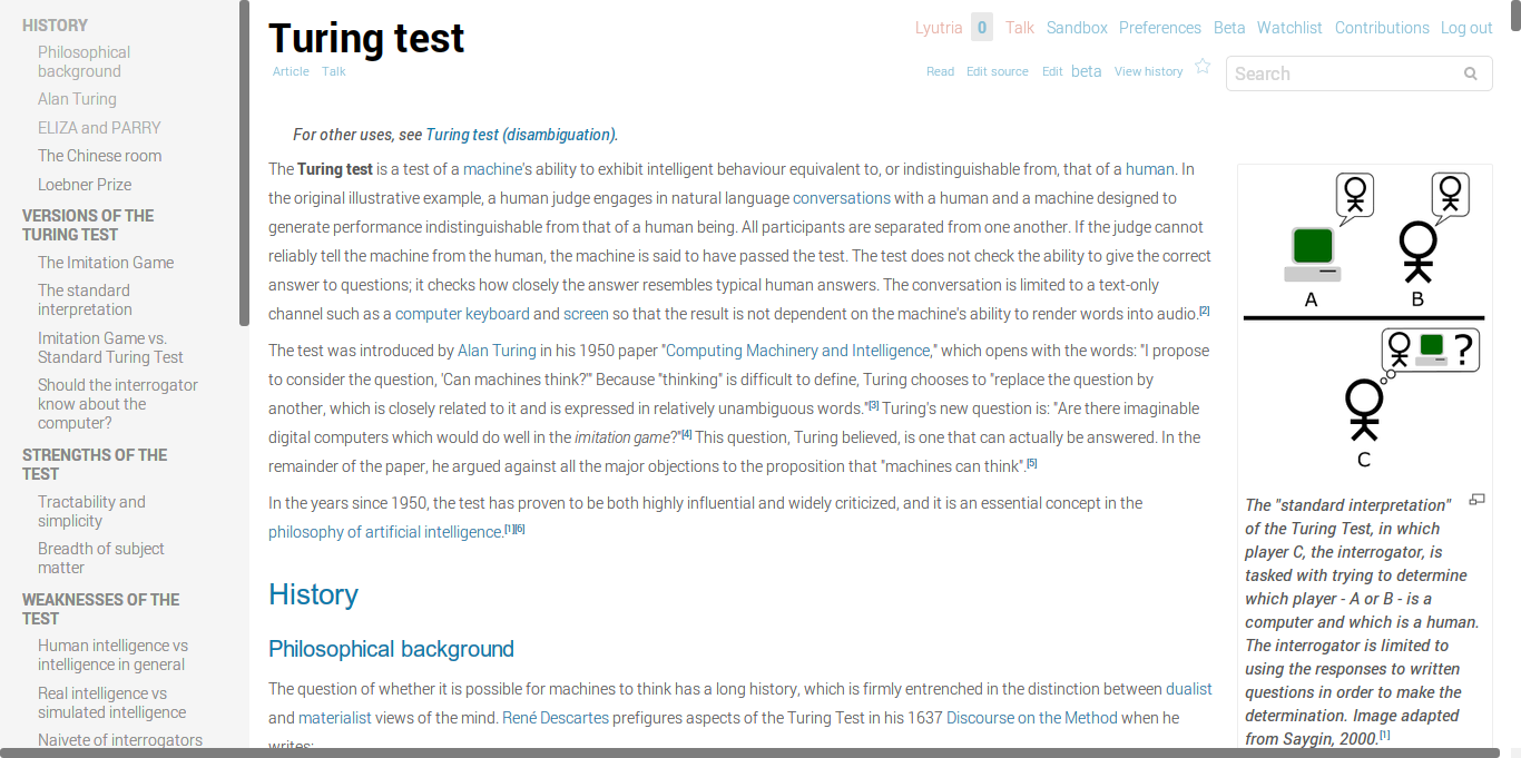 Wikipedia Minimal + Paper Sidebar Mod (Lyutria)