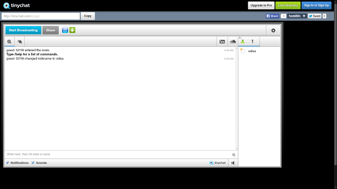 TinyChat Black/Night