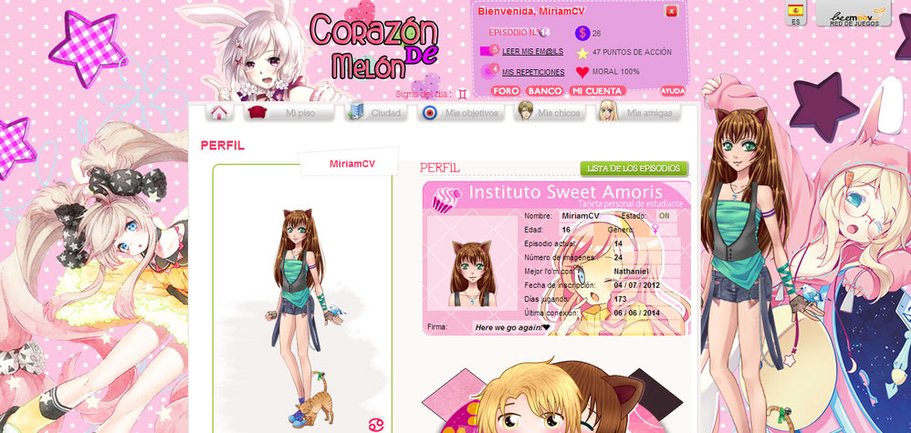 Corazon de Melón - Tema Kawaii