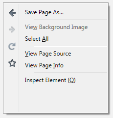 New button style controls in FF context menu