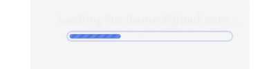 Gmail Custom loading bar + Animations