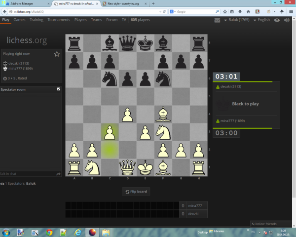 Xboard Lichess