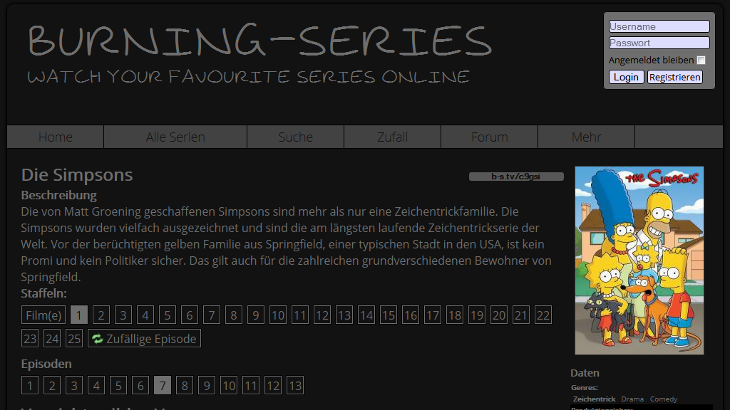Burning-Seri.es Dark Theme