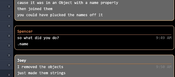 HipChat Dark Bubble Theme
