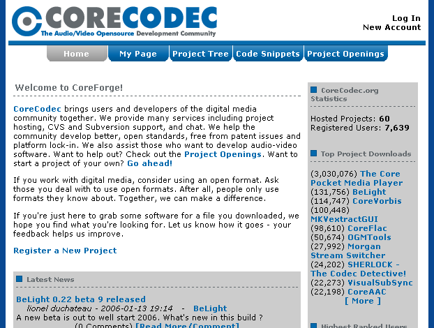 CoreCodec.org Color Mod