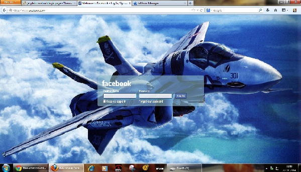 Jet Facebook login theme - by isourish