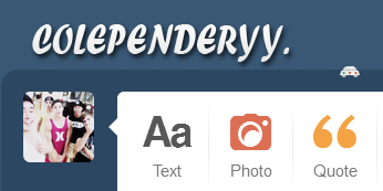 Cole Pendery (CUSTOMIZED) Tumblr Logo