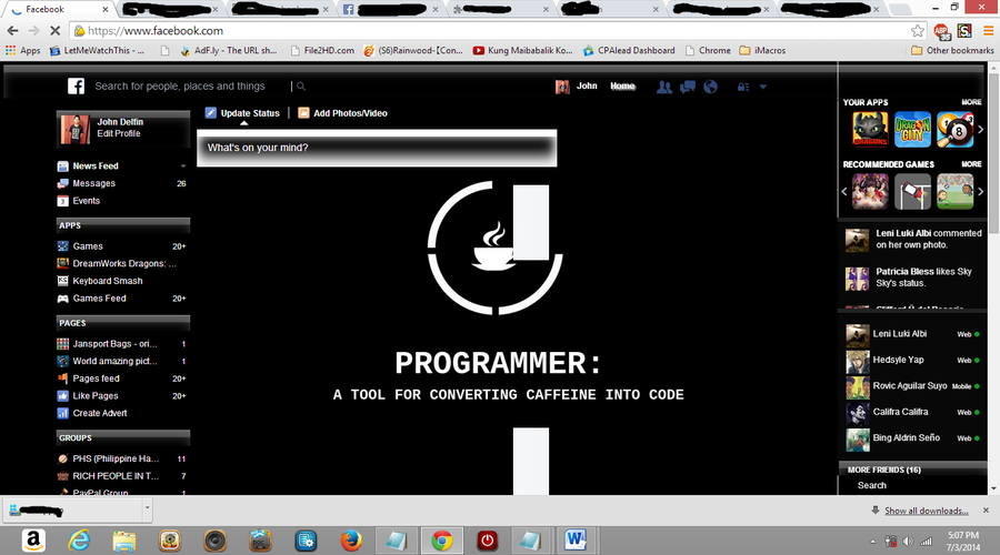 I'm a programmer
