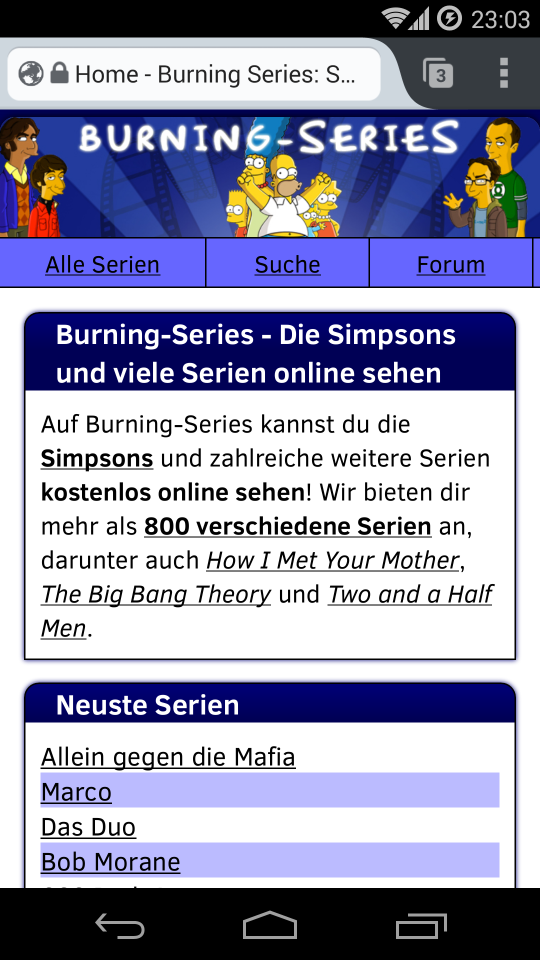 ResponsiveBS - Burning-Series für alle Größen
