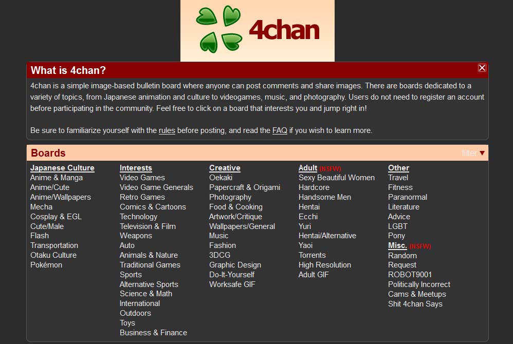 4chan Simple Dark Reborn