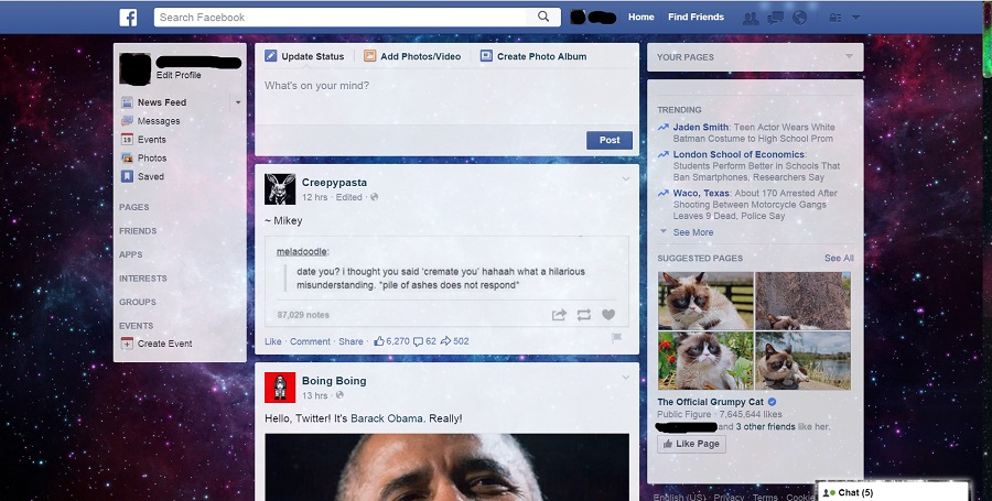 Better Facebook - .:OuterSpace:. - 2.0