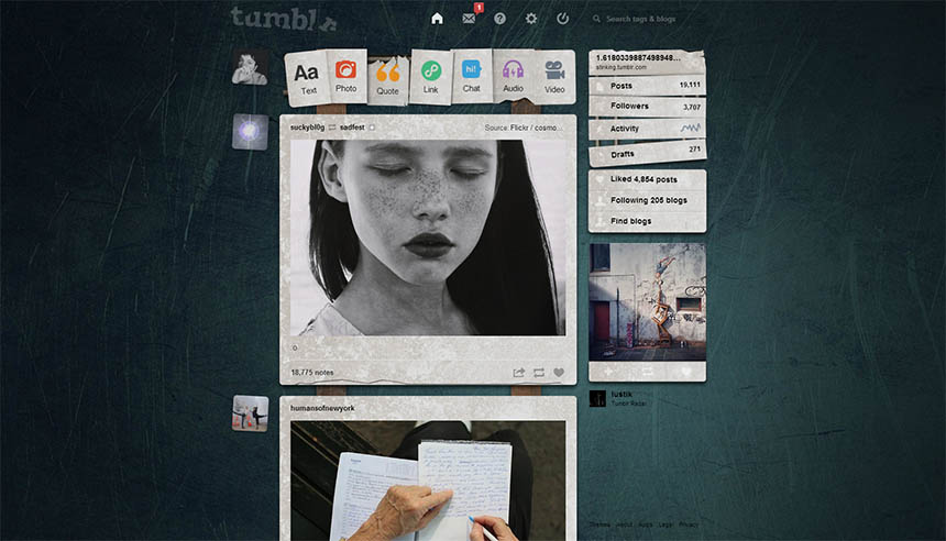 Tumblr - Apocalypse [not animated] Theme