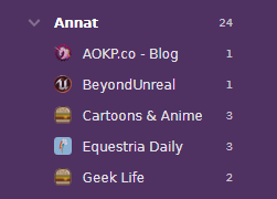 Feedly transparent favicons