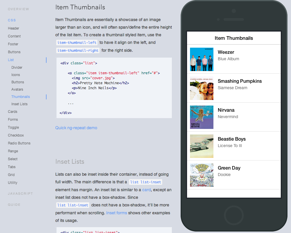 Ionic Framework - Dimmer