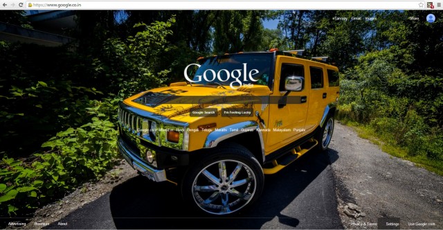 HUMMER H2 google theme