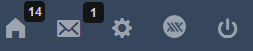 Custom Coloured New Post & Mail for Tumblr Dash