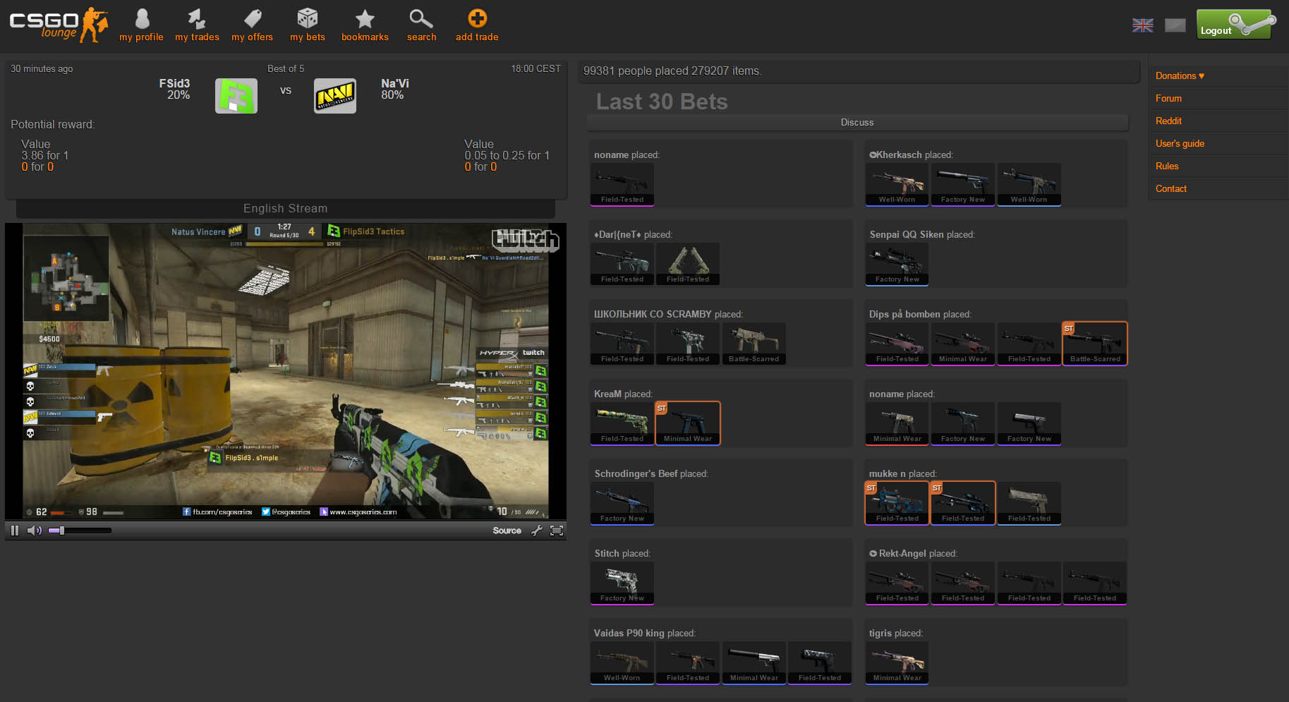 CS:GO & DotA 2 Lounge - Dark
