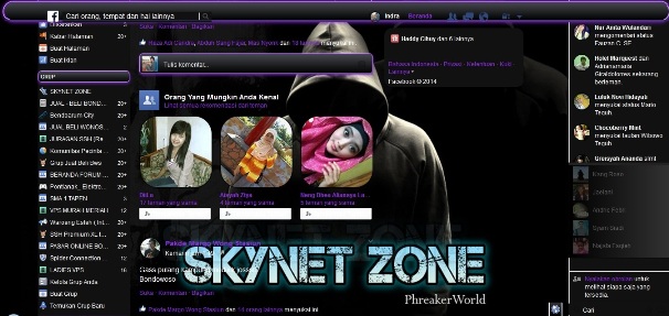 facebook purple Skynet Zone