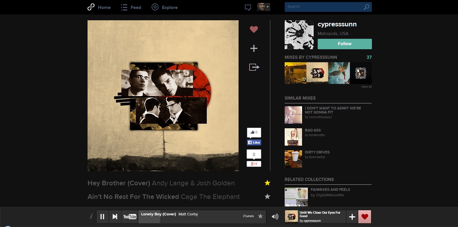 8tracks Dark (Updated)