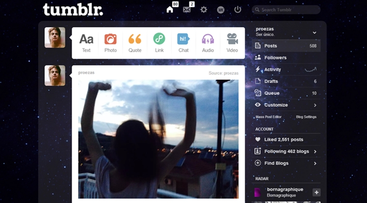Galaxy Dashboard Theme