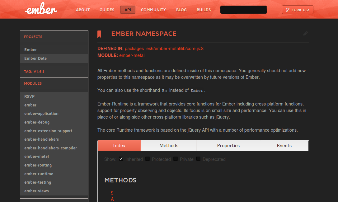 Ember Dark (for emberjs.com)