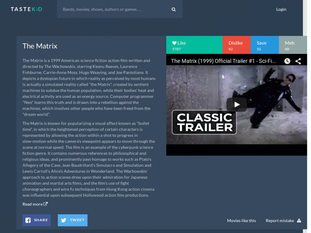 Larger trailers for TasteKid