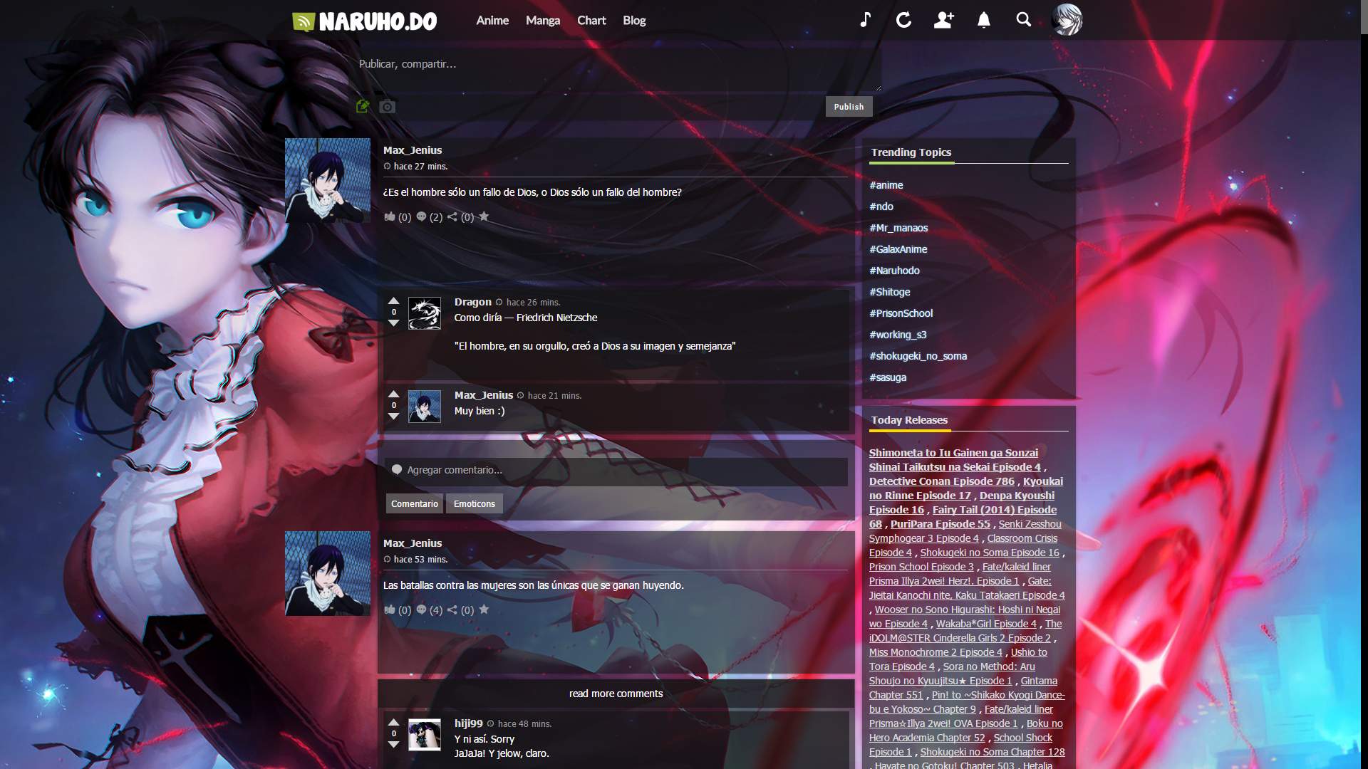 Naruho.do - Black Transparent