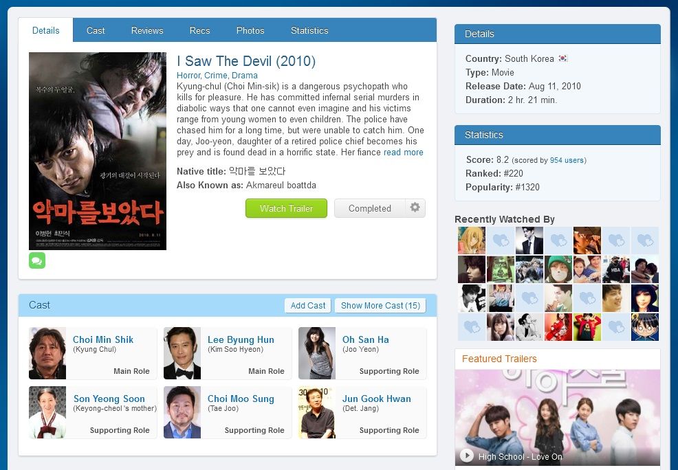 MyDramaList.com -  Hide Score