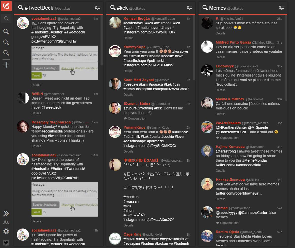 TweetDeck Dark/Orange