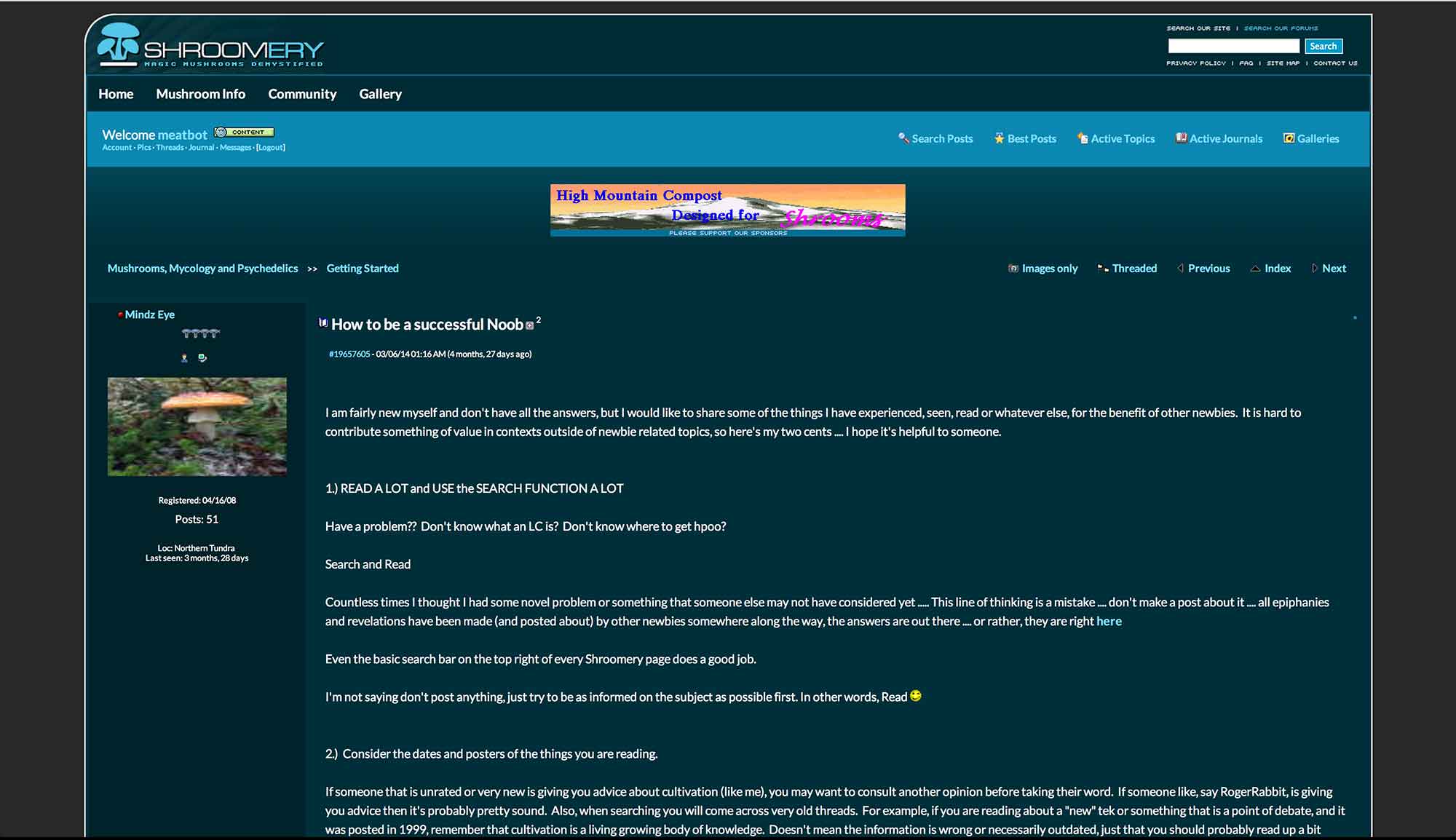 Shroomery.org Cleanup