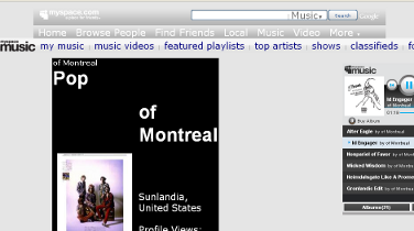 Myspace - BandView