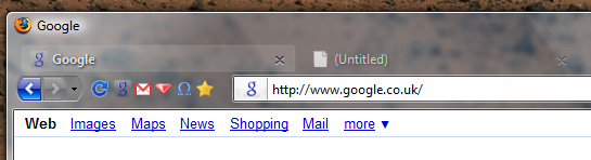 Tab bar like Google's Chrome for Glasser