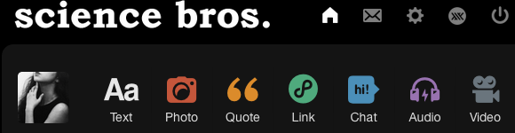 Sciencebros tumblr logo
