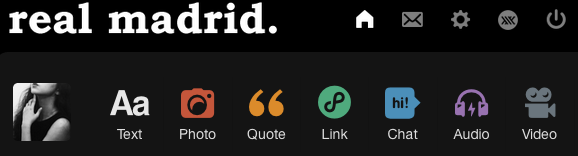Real Madrid tumblr logo