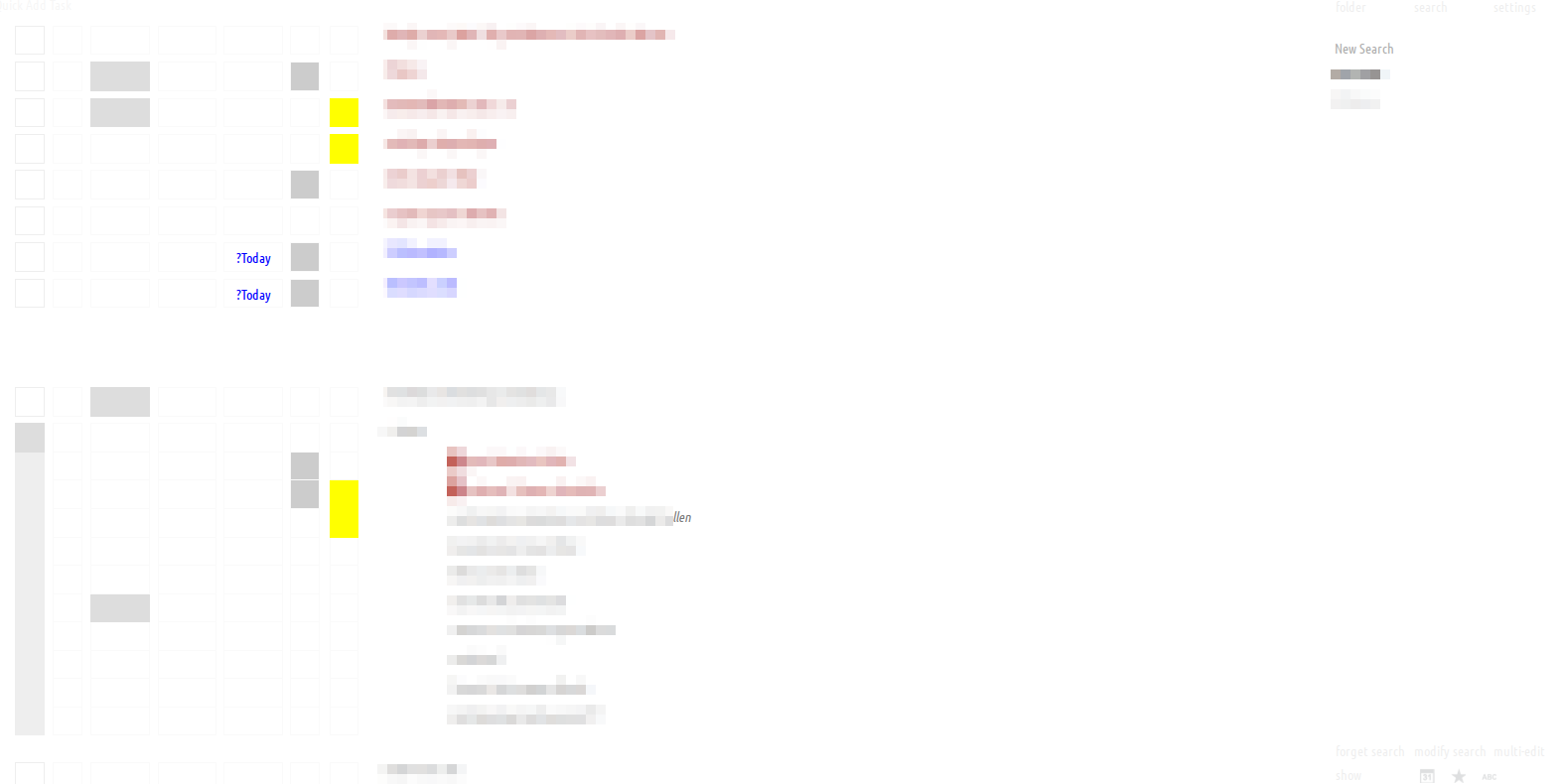 Toodledo Distraction Free